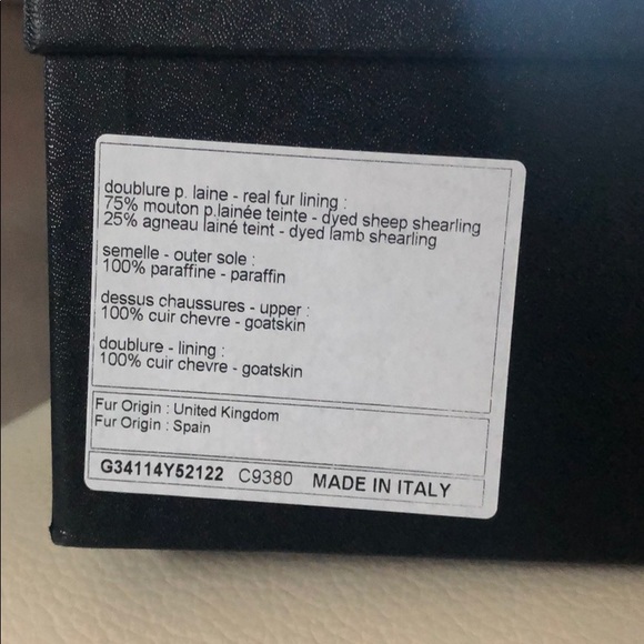 ❌SOLD❌NIB Chanel Suede & Shearling Slide - Picture 8 of 8